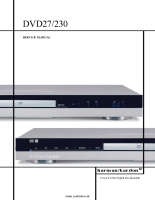 Harman-Kardon DVD-27-230-Service-Manual